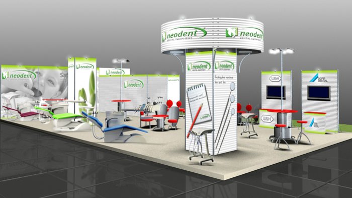 Excibition Booth for National Exhibition of Dental and Dental Supplies | Art & Design Group