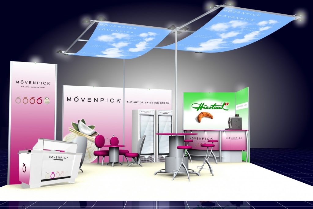 Excibition Booth saggestion for Movenpick at Horeca Expo | Art & Design Group