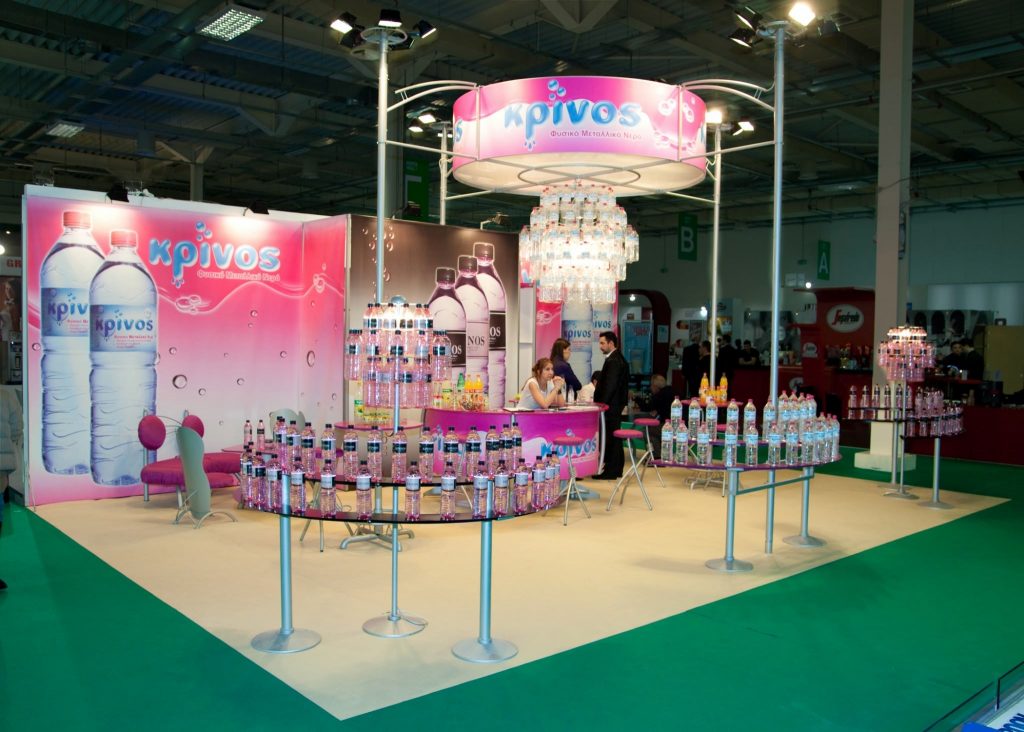 Excibition Booth for Krinos Table Water | Art & Design Group