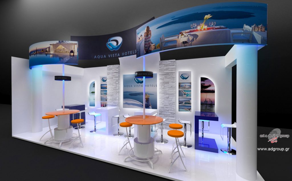 3D Excibition Booth for Hotel Expo | Art & Design Group