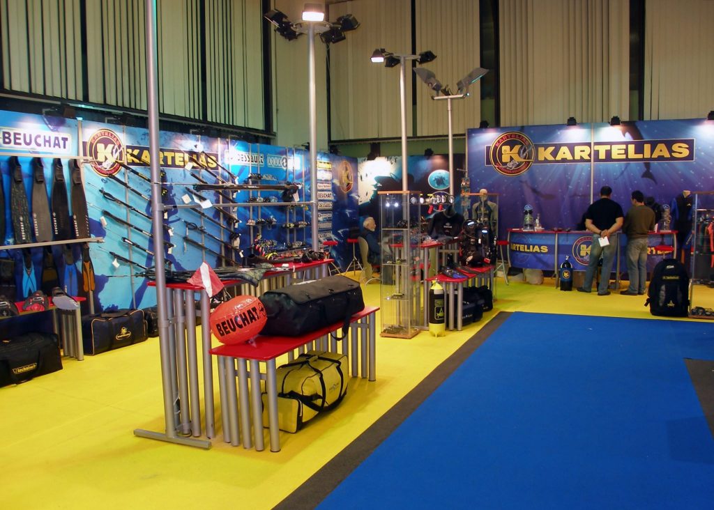 Excibition Booth For Kartelias Company At Outdoor Expo | Art & Design Group