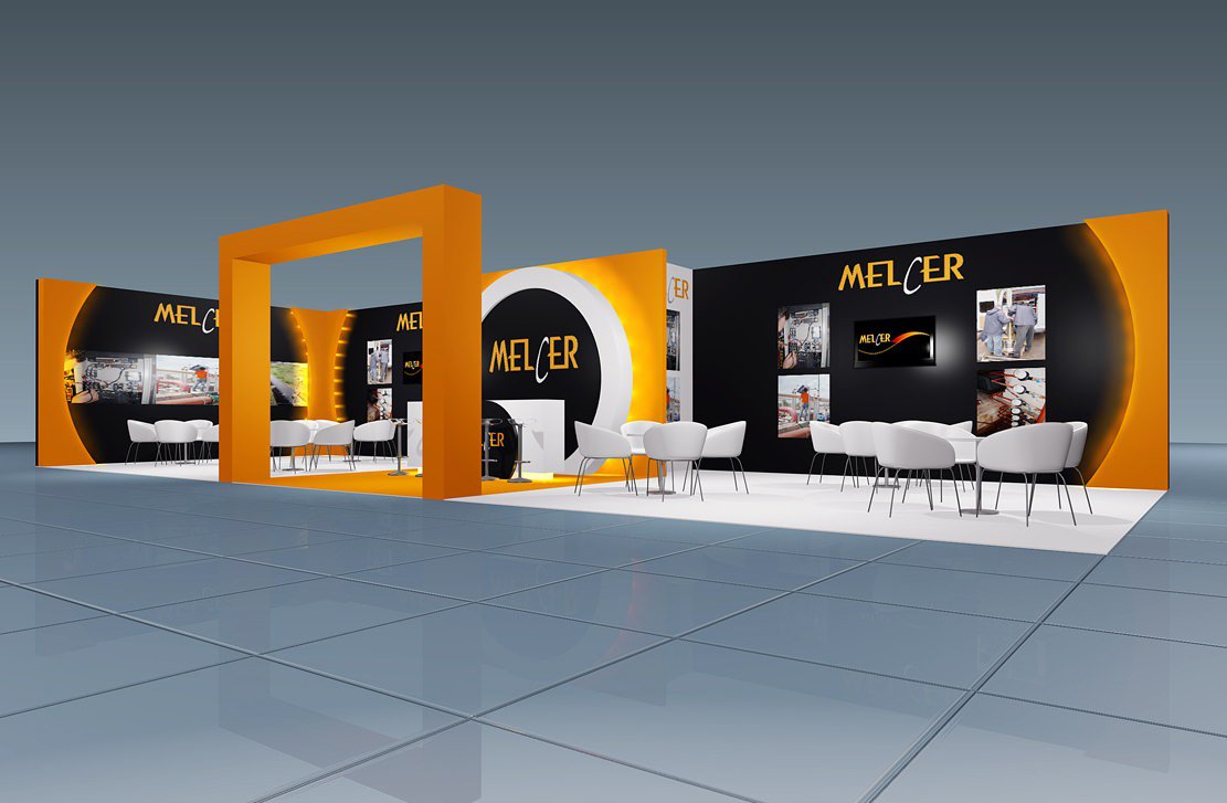 Excibition booth for Mercel (Servuces Services for the Water & Sewage Networks) | Art & Design Group