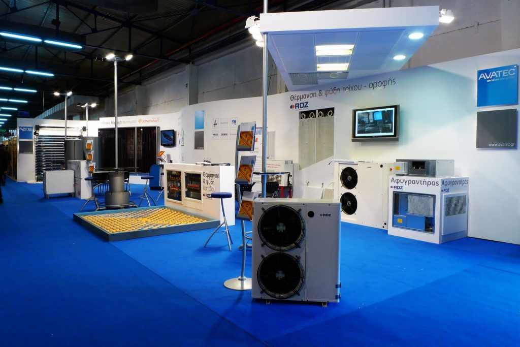 Excibition Booth for Avatec at Climatherm Expo | Art & Design Group