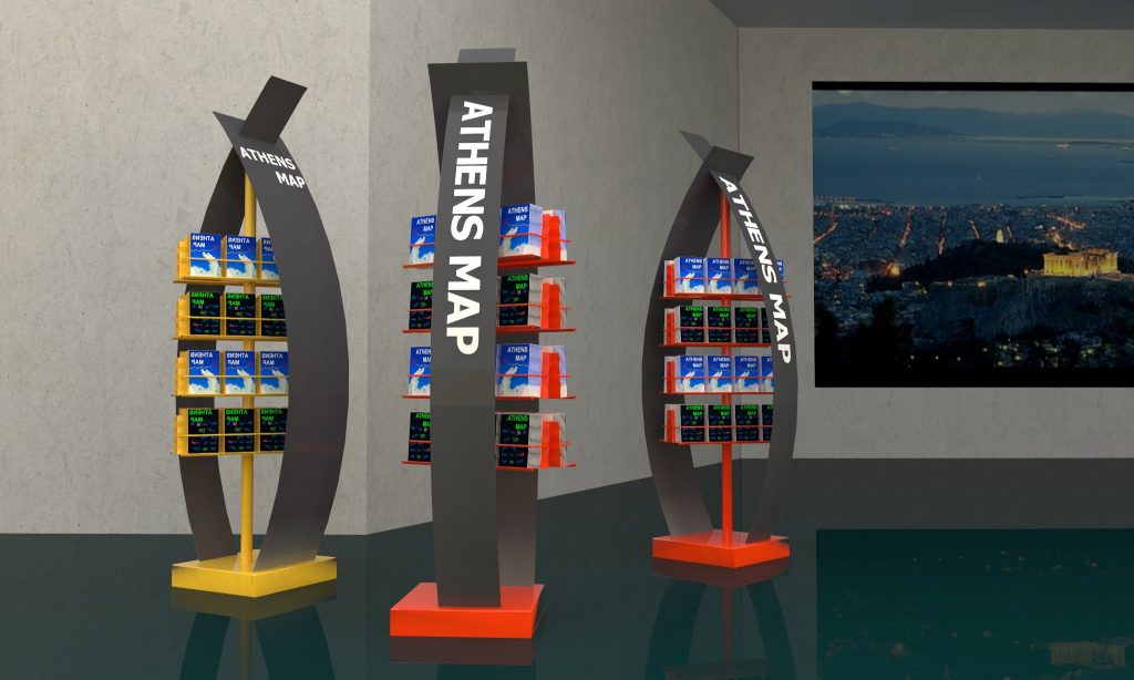 Futuristic promo stand | Art & Design Group
