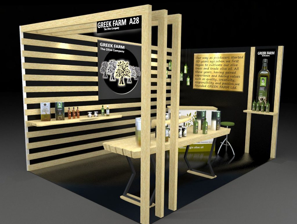 Greek farm excibition booth | Art & Design Group