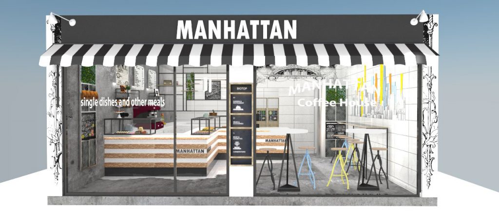 Cafe Snack Bar Εξωτερικά | Art & Design Group